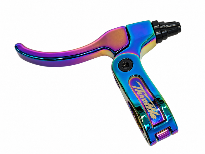 Eastern Throttle Brake Lever - Left - Oil Slick