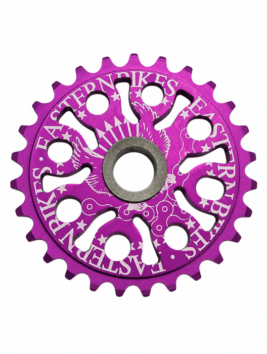 Medusa 25t BMX Sprocket - Matte Purple Ano
