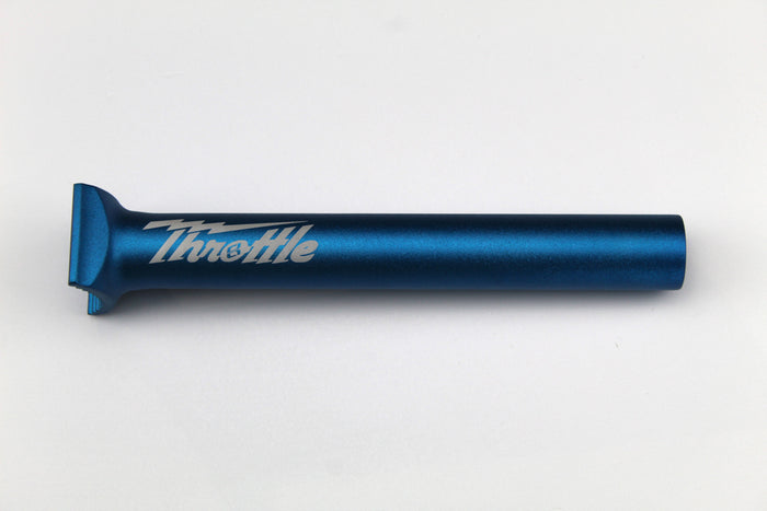 Throttle Pivotal BMX Seatpost - 200mm - Matte Blue Ano