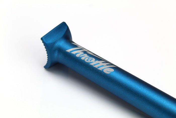 Throttle Pivotal BMX Seatpost - 200mm - Matte Blue Ano