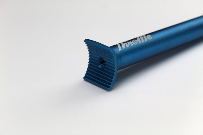Throttle Pivotal BMX Seatpost - 200mm - Matte Blue Ano