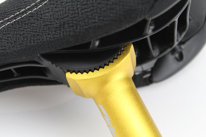 Throttle Pivotal BMX Seatpost - 200mm - Matte Gold Ano
