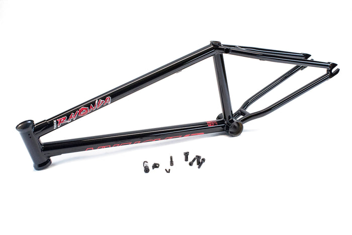 Thick Rhonda BMX frame in Gloss Black