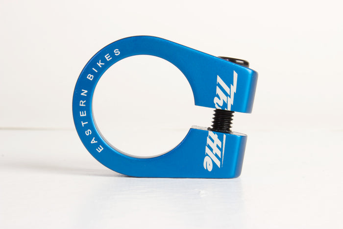 Throttle BMX Seatpost Clamp - Matte Blue Ano