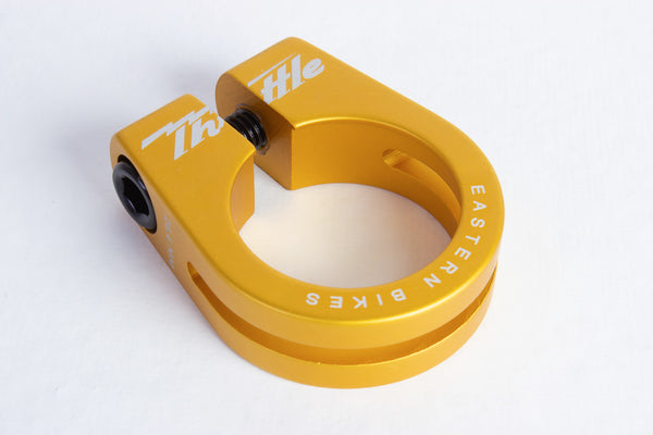 Eastern Bikes Throttle BMX Reifen – 50,8 Cm (20 Zoll), Breiten 2,2/2,3/2,4 Zoll, 100 PSI, Mit Oder Ohne Schläuche, Weiß/Gelb Logo
