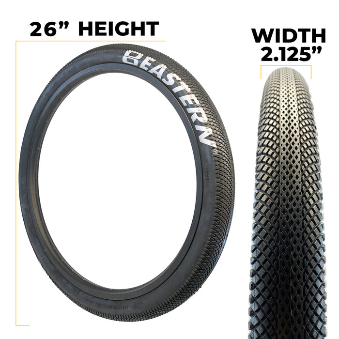 Growler 26" Tyre & Tube Repair Kit - Black & Silver