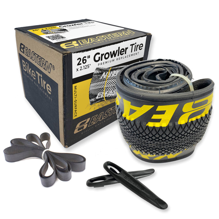 Growler 26" Tyre & Tube Repair Kit - Black & Yellow