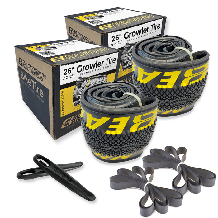 Growler 26" Tyre & Tube Repair Kit - Black & Yellow