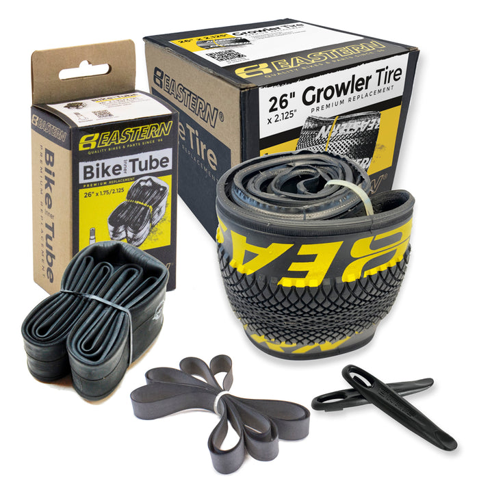 Growler 26" Tyre & Tube Repair Kit - Black & Yellow