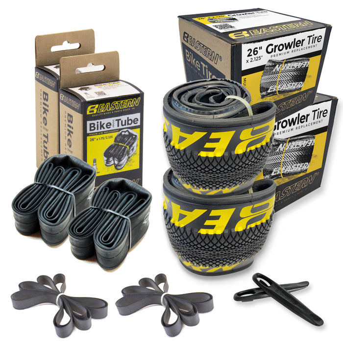 Growler 26" Tyre & Tube Repair Kit - Black & Yellow