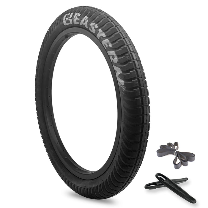 Curb Monkey 20" x 2.4" Tyre & Tube Repair Kit - Black & Silver