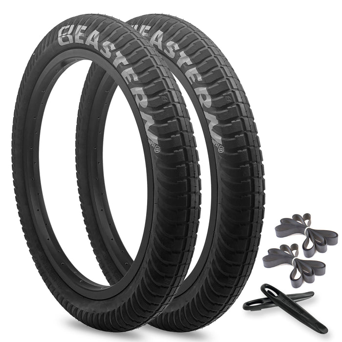 Curb Monkey 20" x 2.4" Tyre & Tube Repair Kit - Black & Silver