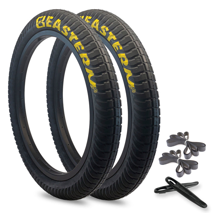 Curb Monkey 20" x 2.4" Tyre & Tube Repair Kit - Black & Yellow