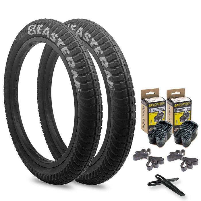 Curb Monkey 20" x 2.4" Tyre & Tube Repair Kit - Black & Silver
