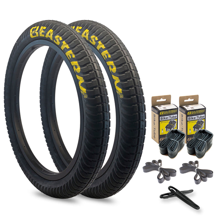 Curb Monkey 20" x 2.4" Tyre & Tube Repair Kit - Black & Yellow