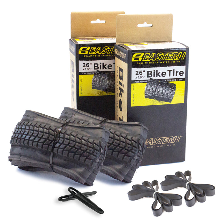 Premium Replacement 26" Tyre & Tube Repair Kit - Black