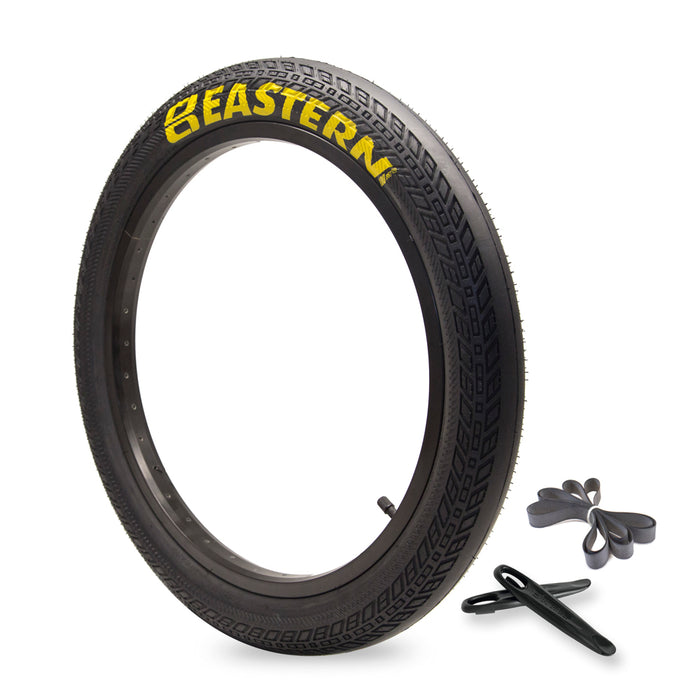 Squealer 20" x 2.4" Tyre & Tube Repair Kit - Black & Yellow