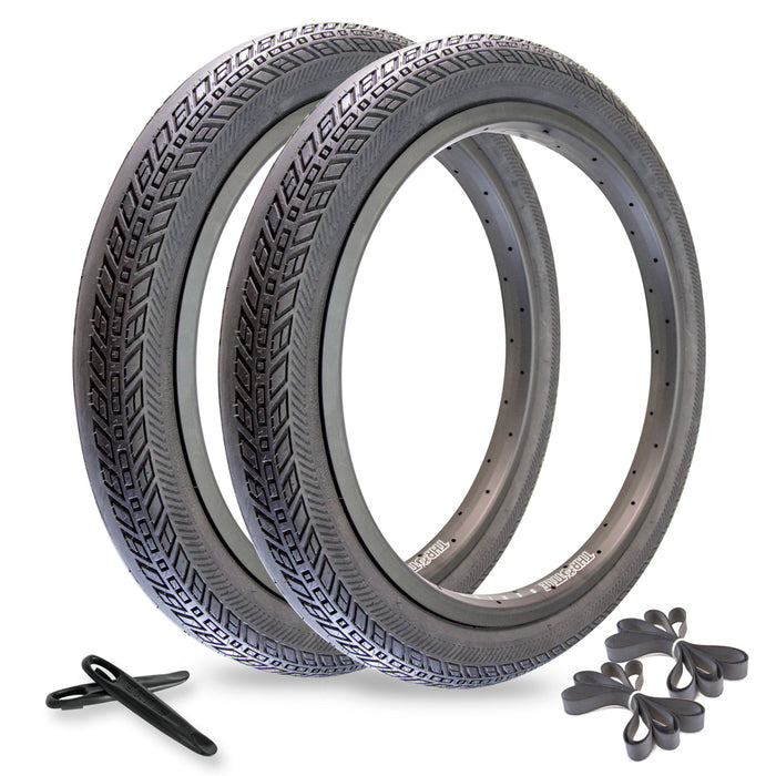 Squealer 20" x 2.4" Tyre & Tube Repair Kit - Black