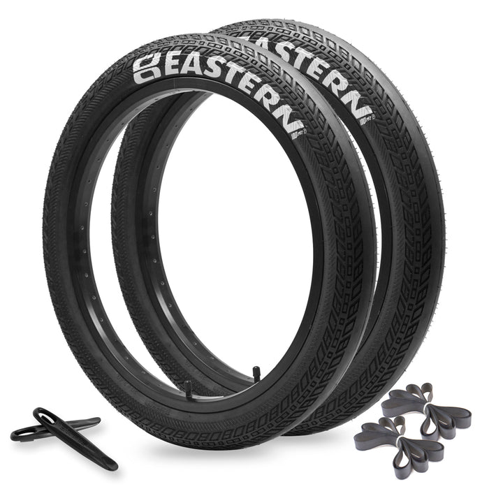 Squealer 20" x 2.4" Tyre & Tube Repair Kit - Black & White