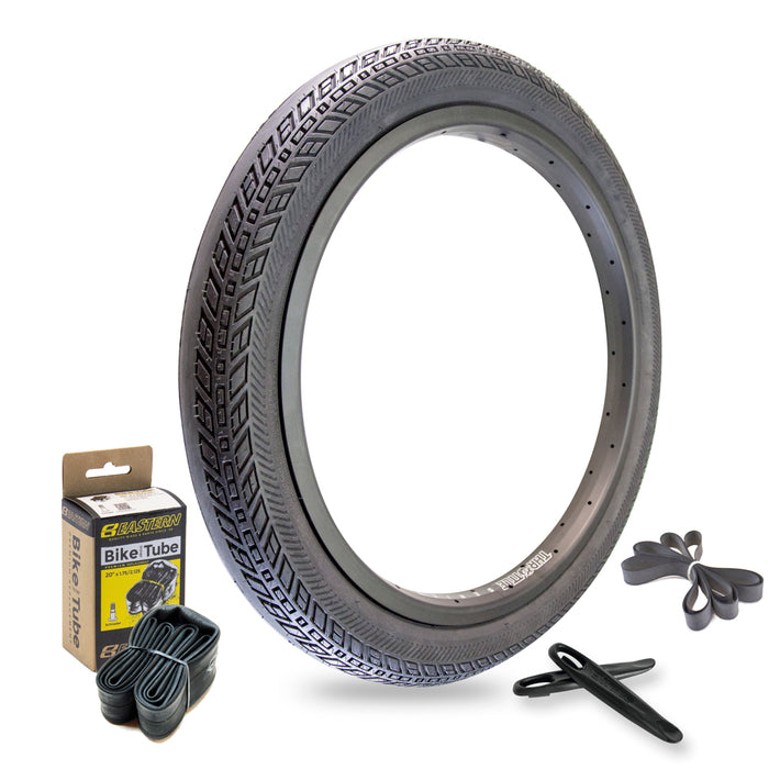 Squealer 20" x 2.4" Tyre & Tube Repair Kit - Black