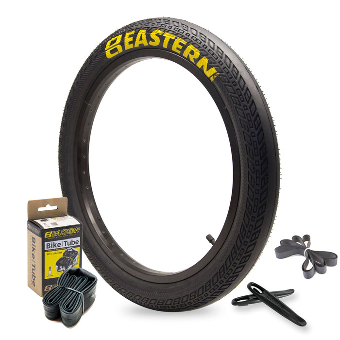 Squealer 20" x 2.4" Tyre & Tube Repair Kit - Black & Yellow