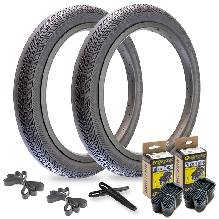 Squealer 20" x 2.4" Tyre & Tube Repair Kit - Black