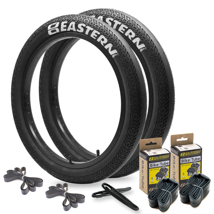 Squealer 20" x 2.4" Tyre & Tube Repair Kit - Black & White