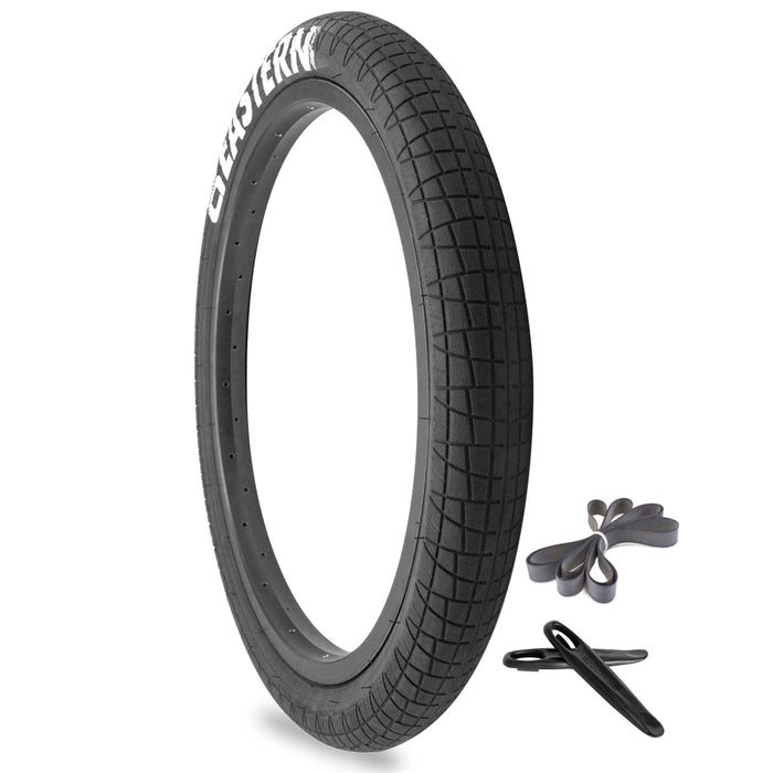 Throttle 20" Tyre & Tube Repair Kit - Black & White