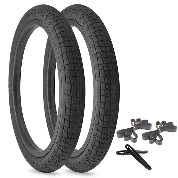 Throttle 20" Tyre & Tube Repair Kit - Black