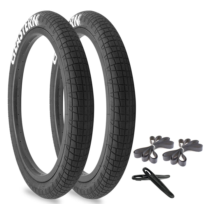 Throttle 20" Tyre & Tube Repair Kit - Black & White