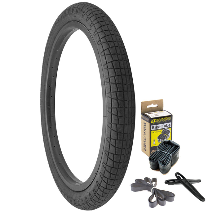 Throttle 20" Tyre & Tube Repair Kit - Black