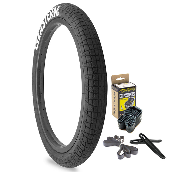 Throttle 20" Tyre & Tube Repair Kit - Black & White