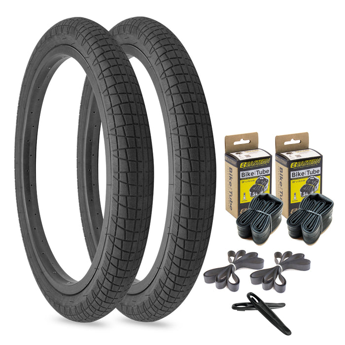 Throttle 20" Tyre & Tube Repair Kit - Black