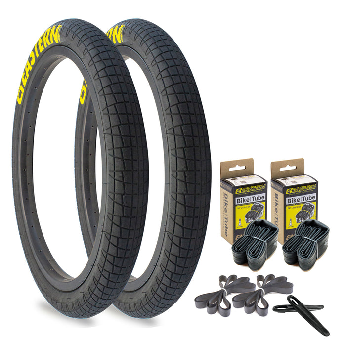 Throttle 20" Tyre & Tube Repair Kit - Black & Yellow