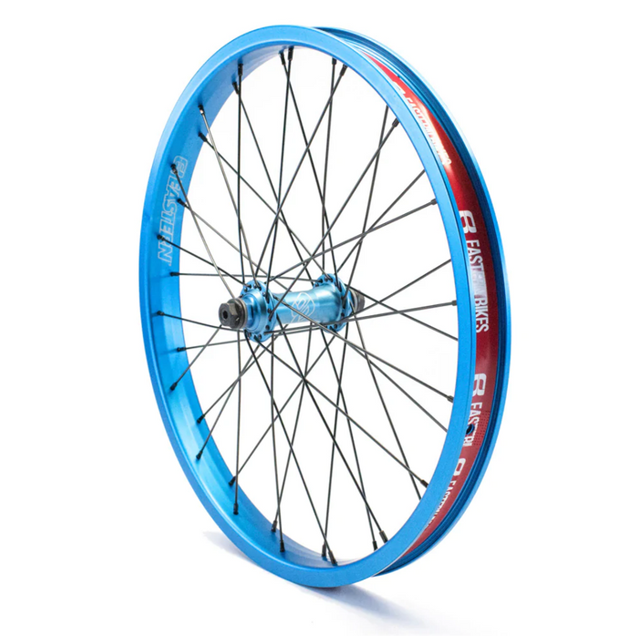 Buzzip 20" BMX Wheel - Front - Matte Blue Ano