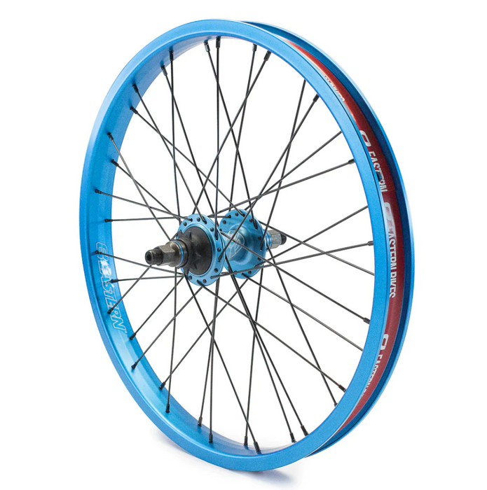 Buzzip 20" BMX Wheel - Rear - Matte Blue Ano