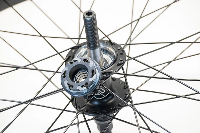 Buzzip 20" BMX Wheel - Rear - Matte Black Ano