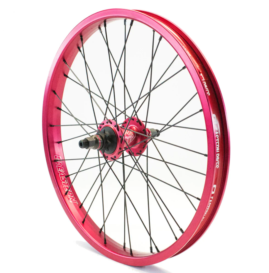 Buzzip 20 BMX Wheel Rear Matte Red Ano