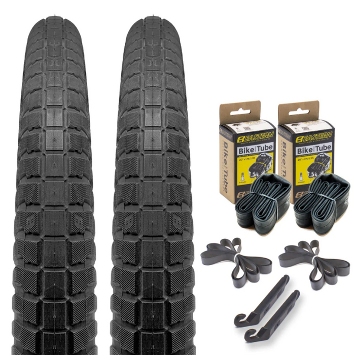 Curb Monkey Tire and Tube Repair Kit - Black/Silver - 2 Pack