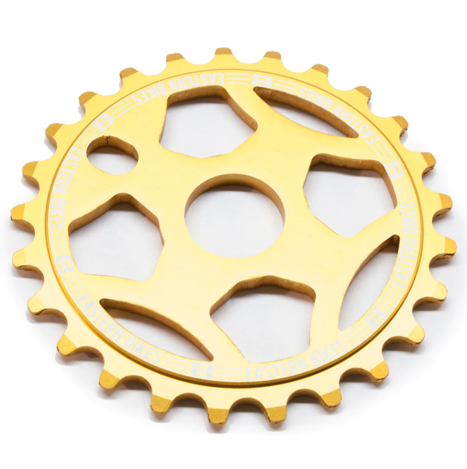 Phorcys 25t BMX Sprocket Matte Gold Ano EasternBikesUK
