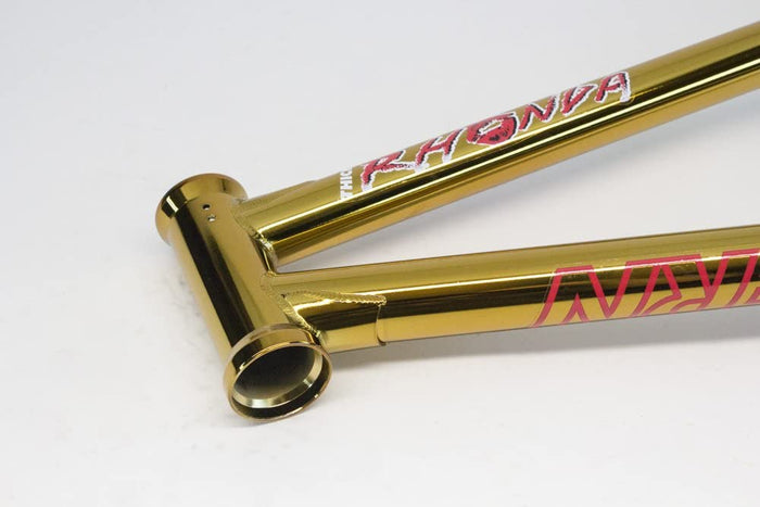 Thick Rhonda BMX Frame - Coolant Gold