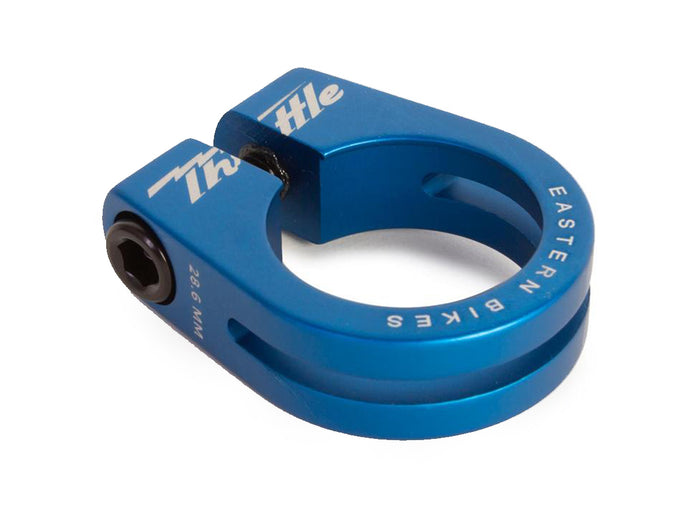 Throttle BMX Seatpost Clamp - Matte Blue Ano