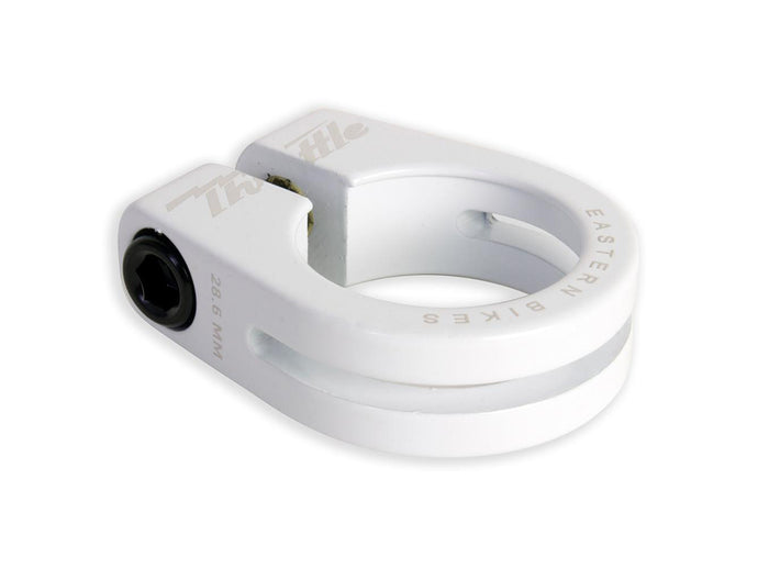 Throttle BMX Seatpost Clamp - Matte White