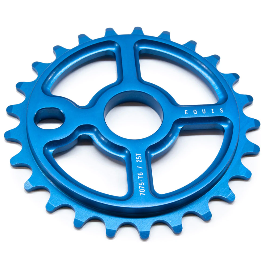 EquisXX CNC 25t BMX Sprocket - Matte Blue Ano - EasternBikesUK EquisXX CNC 25t BMX Sprocket - Matte Blue Ano - EasternBikesUK