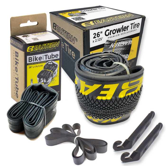 Growler 26" Tire and Tube Repair Kit Black/Yellow - 1 pack