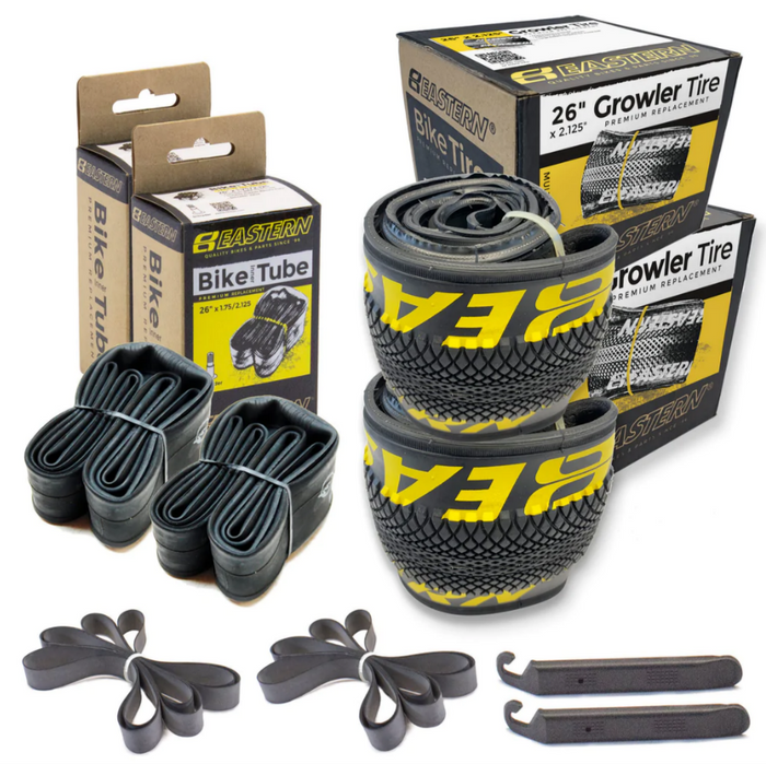 Growler 26" Tire and Tube Repair Kit Black/Yellow - 2 pack