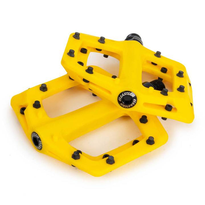 Linx MTB Flat Pedals - Yellow