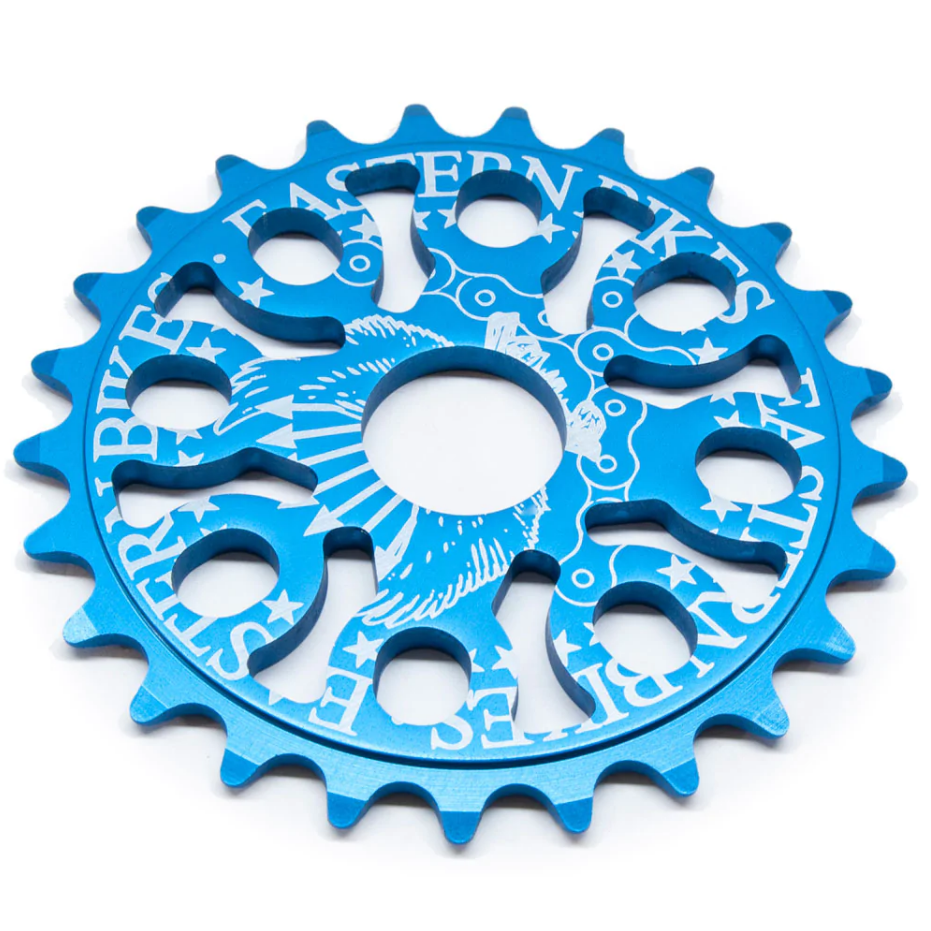 Blue bmx sprocket best sale