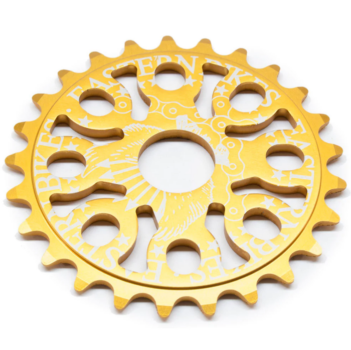 Medusa 25t BMX Sprocket - Matte Gold Ano