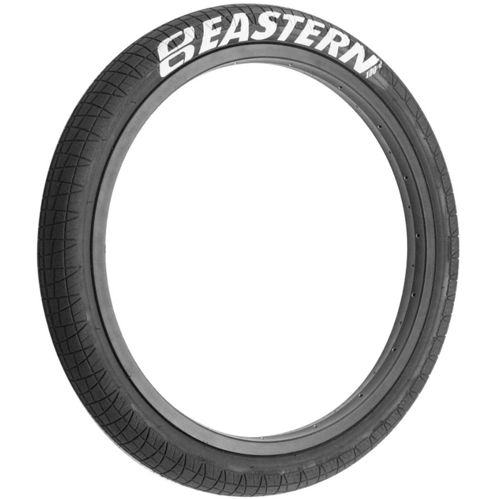 Throttle 20" BMX Tire - Black-White